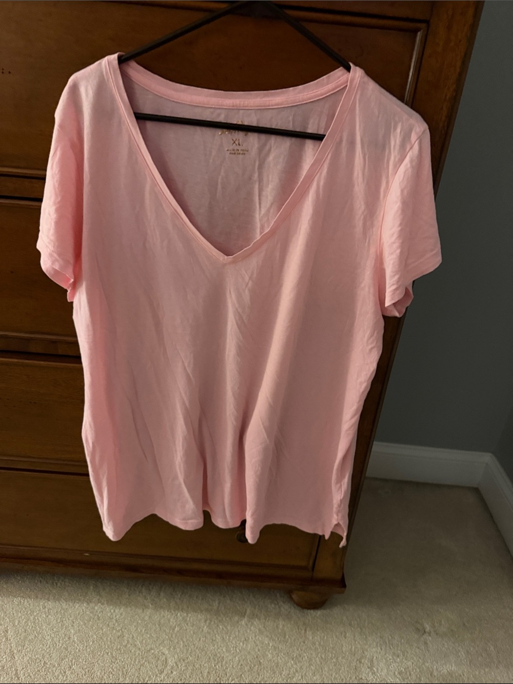 Lilly Pulitzer Light Pink V-Neck Tee